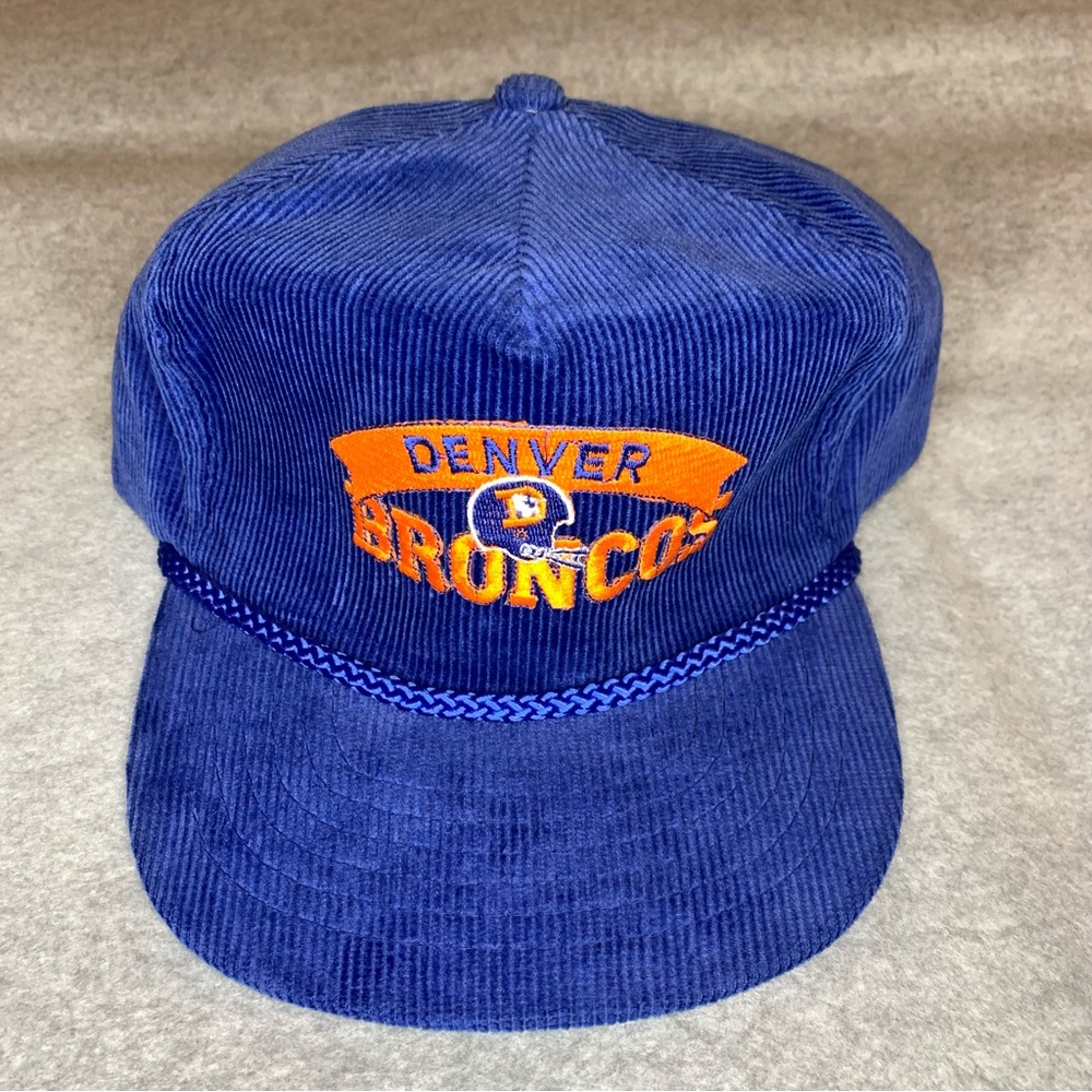 Vintage NFL Denver Bronco Corduroy SnapBack Hat